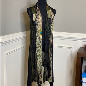 Adore XL Viscose knit Long Vest